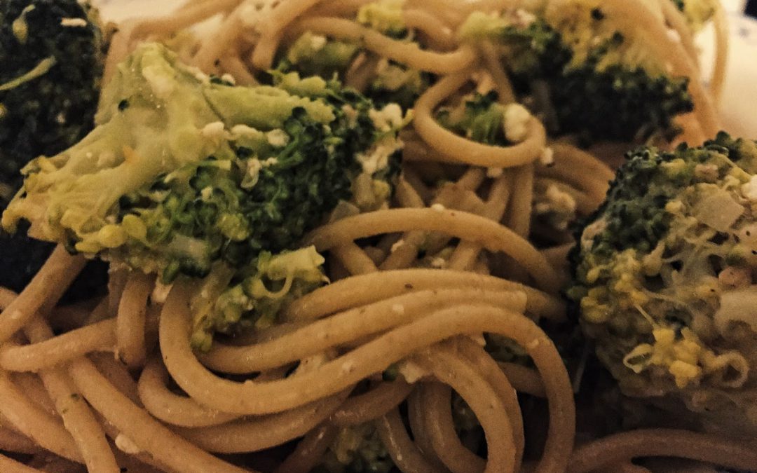 Volkorenspaghetti met broccoli